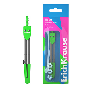 циркуль neon 12см металлический, флоупак 61281 /ек