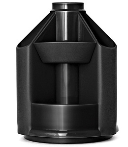 подставка канцелярская minidesk вращающаяся черная ор70 /стамм