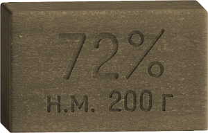 мыло хозяйственное 72% 200г темное, б/уп  /нмжк