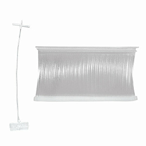 соединитель пластиковый  для игловых пистолетов  mtx-05r (290488), 50мм,  5000шт /motex