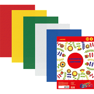 фоамиран а4  5цв 5л  толщина 2мм 8040776  /devente