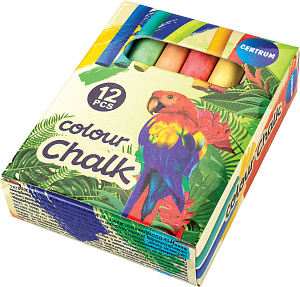 набор круглых мелков 12цв.,  80371 /centrum