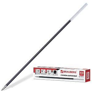 стержень шариковый corvina/line 152мм, евронаконечник, 1,0мм, черный 170175 /br 