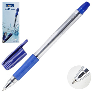 ручка шариковая h2o 1310 0,5мм, синяя /linc изображение ручка шариковая h2o 1310 0,5мм, синяя /linc