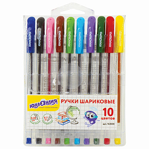 набор 10цв. масляных ручек классные 0,7/0,35 143535 /юнландия