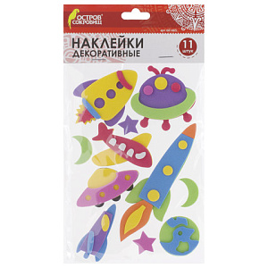 стразы самоклеящиеся круглые, размер 8-15 мм, 30 г, 5 цветов, 661386 /остров сокровищ