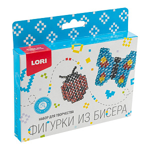 фигурки из бисера. брелоки божья коровка, бабочка бис-099 /lori