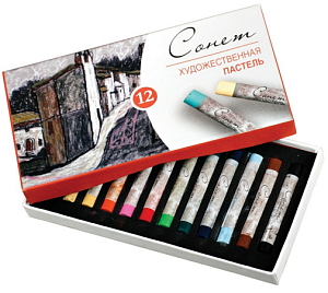 пастель художественная 12цв сонет 7141223