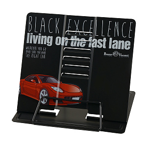 подставка для книг red car, металлическая, с регулир.наклоном, 24-0015 /bv