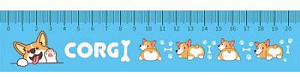 закладка-линейка candy cat, котята, милый корги 200мм зл-20 /пчелка