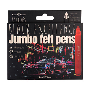 фломастеры 12цв утолщенные jumbo 32-0071 /bv