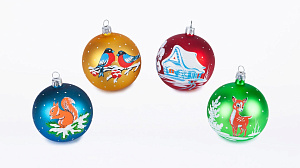 набор зимний пейзаж /елочка изображение набор зимний пейзаж /елочка