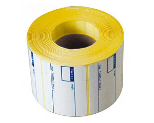 этикетки термо 58*30мм, 750эт/рул., синий принт