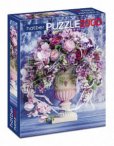 пазлы 2000 680*960 (14+) premium букеты для хорошего настроения фольгир.  20728 /hatber